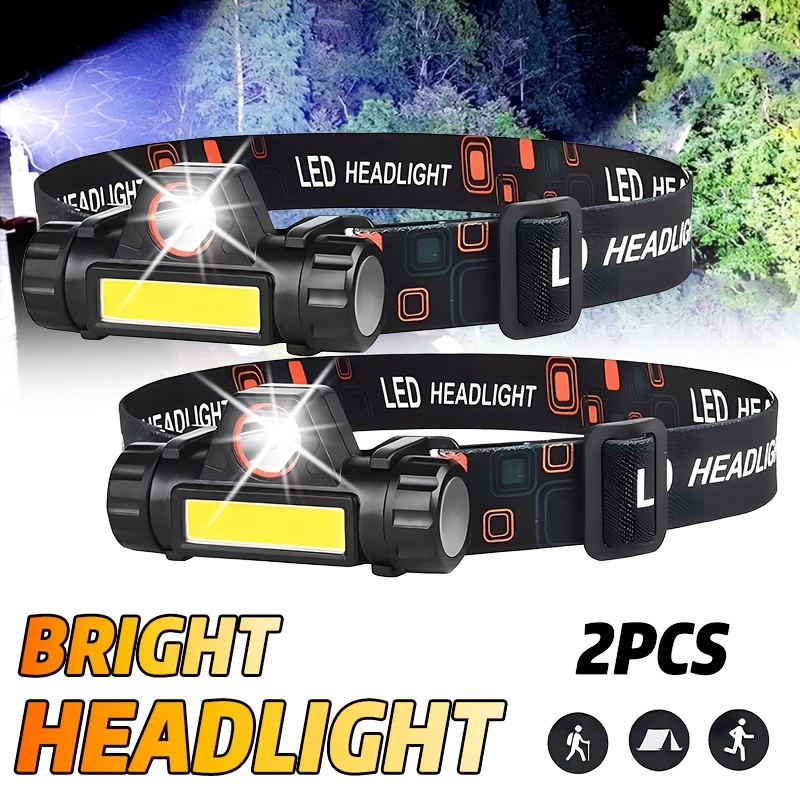 Fishing Headlamp - Lampe frontale LED COB rechargeable par
