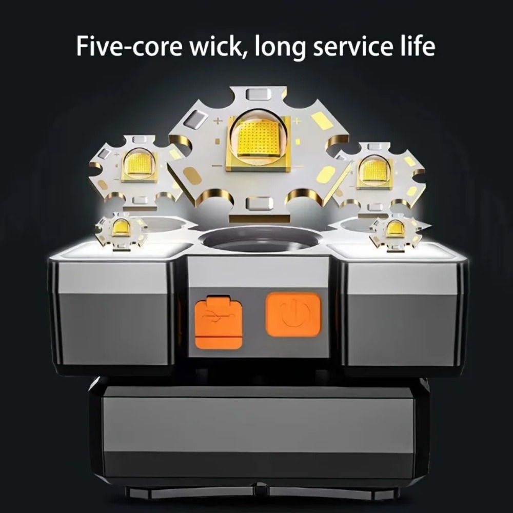 Lampe frontale à 5 LED haute p - Fishing Headlamp avis et prix