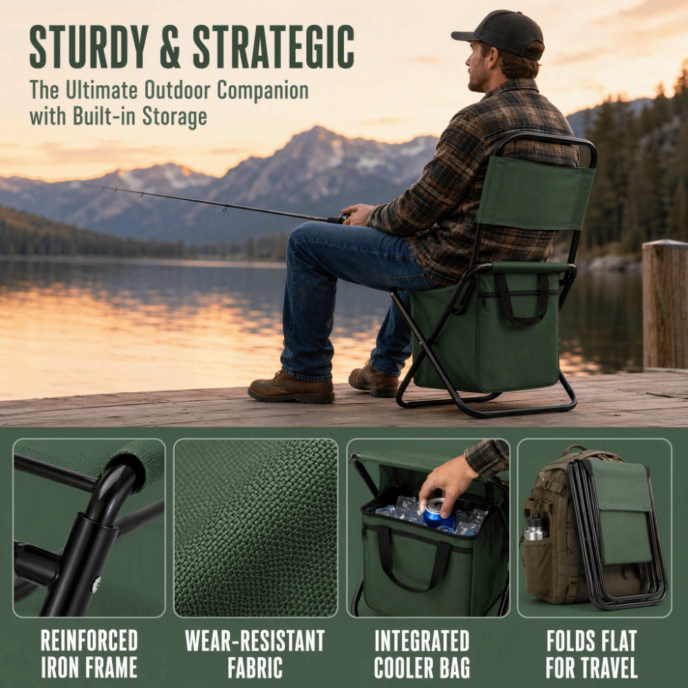 Chaise de camping pliable en t - Fishing Backpack avis et prix