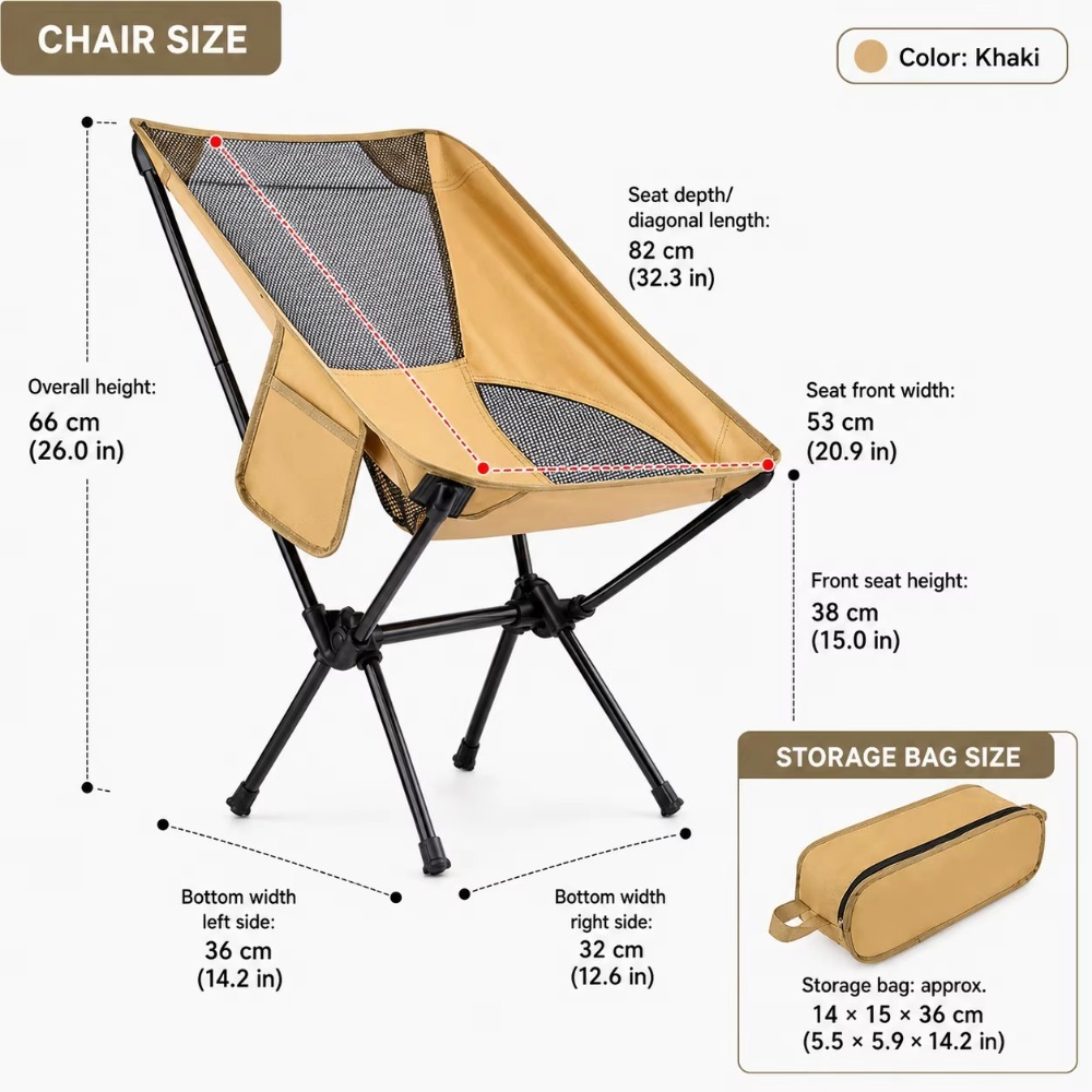 Chaises de camping pliables po - Fishing Backpack avis et prix